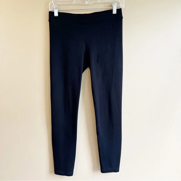 VINCE Ponte Knit Back-Seam Pull On Stretch Legging Pants in black size small - Picture 6 of 6